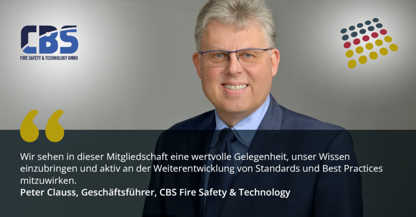 Peter Clauss, Geschäftsführer bei CBS Fire Safety & Technology